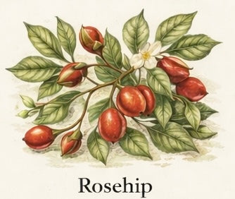 Rosehip Oil - Pressed from wild roses. Brighter than anything called brightening.